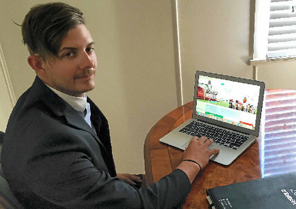 YOUNG SUCCESS: Chris Winter turns his love of horse racing into a business. YOUNG SUCCESS: Chris Winter turns his love of horse racing into a business.